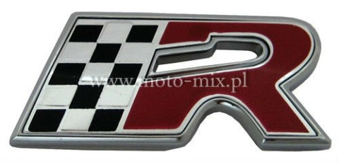 Emblemat 3D Deco LAMPA - Flaga + R CUPRA Emblemat 3D Deco LAMPA - Flaga + R CUPRA