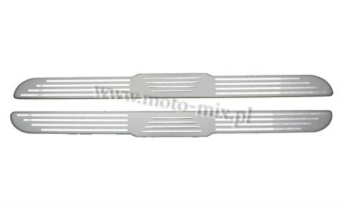 Naklejka aluminiowa - ozdobna CHROM na progi Naklejka aluminiowa - ozdobna CHROM na progi
