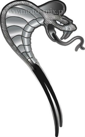 Naklejka tuningowa - WĄŻ KOBRA snake - mała Naklejka tuningowa - WĄŻ KOBRA snake - mała