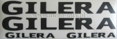 Naklejki motocyklowe Gilera (czarne)
