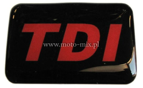 Naklejka silikonowa - TDI Naklejka silikonowa - TDI