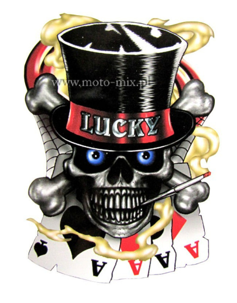 Naklejka tuningowa - CZACHA - Lucky - As Naklejka tuningowa - CZACHA - Lucky - As