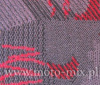 Pokrowce samochodowe - czerwony UN ELEGANCE welur 80%