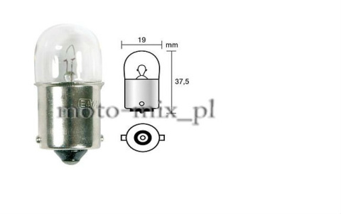 Żarówka 5W 12V BA15s (2szt) Żarówka 5W 12V BA15s (2szt)