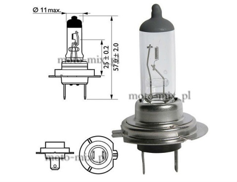 Żarówka H7 12v 55w PX26D BOSMA LAMPS