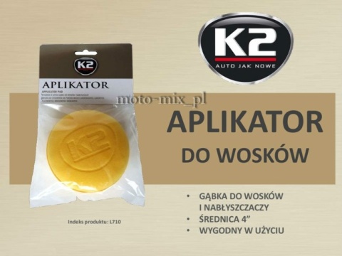 APLIKATOR gąbka do wosków i nabłyszczaczy K2 APLIKATOR gąbka do wosków i nabłyszczaczy K2