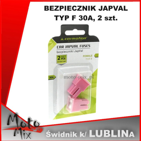 BEZPIECZNIK JAPVAL TYP F 30A, 2 szt. BEZPIECZNIK JAPVAL TYP F 30A, 2 szt.