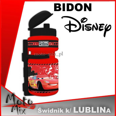 Bidon rowerowy Auta Cars Disney - Atestowany! Bidon rowerowy Auta Cars Disney - Atestowany!