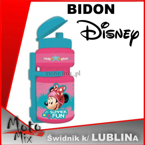 Bidon rowerowy MYSZKA MINNIE Disney Atestowany! Bidon rowerowy MYSZKA MINNIE Disney Atestowany!