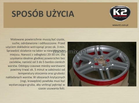 COLOR FLEX Guma w sprayu K2 BIAŁY 400 ML COLOR FLEX Guma w sprayu K2 BIAŁY 400 ML