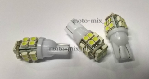 Diody do postojówek BIAŁE 20 led SMD 5050 w5w Diody do postojówek BIAŁE 20 led SMD 5050 w5w