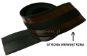 Listwa na progi - gumowa 61 mm - na metry BEZ KLEJU