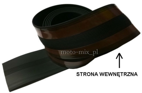 Listwa na progi - gumowa 61 mm - na metry BEZ KLEJU Listwa na progi - gumowa 61 mm - na metry BEZ KLEJU