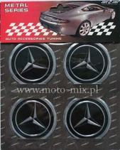 Naklejki na kołpaki MERCEDES 60 mm WYPRZEDAŻ