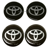 Naklejki na kołpaki TOYOTA 65 mm silikonowe