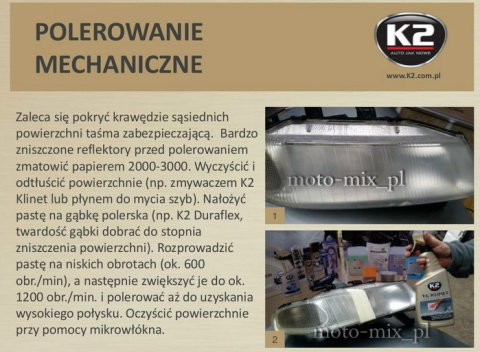 PASTA LAMP DOCTOR do renowacji reflektorów l PASTA LAMP DOCTOR do renowacji reflektorów l