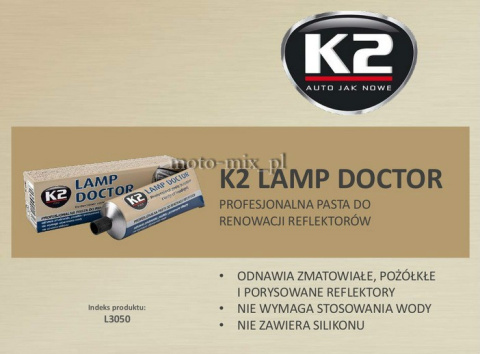 PASTA LAMP DOCTOR do renowacji reflektorów l PASTA LAMP DOCTOR do renowacji reflektorów l