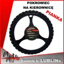 Pokrowiec na kierownicę 37-39 cm M PIANKA szara