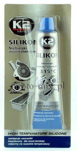 Silikon wysokotemperaturowy K2 NIEBIESKI +315°C 85 G