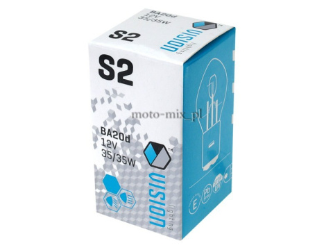 Żarówka VISION S2 12V 35/35W BA20d U E4 Żarówka VISION S2 12V 35/35W BA20d U E4