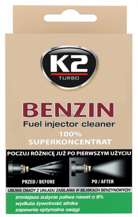 Dodatek do BENZYNY K2 BENZIN 50 ML Dodatek do BENZYNY K2 BENZIN 50 ML