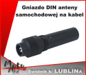 Gniazdo DIN anteny samochodowej na kabel