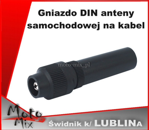 Gniazdo DIN anteny samochodowej na kabel Gniazdo DIN anteny samochodowej na kabel