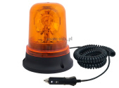 Kogut - lampa ostrzegawcza z żarówką H3 12V 55W ,obrotowa , magnetyczna,