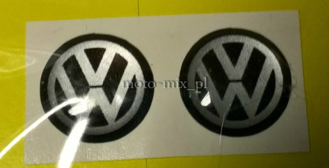 Naklejka silikon DO kluczyka VW VOLKSWAGEN 2 szt