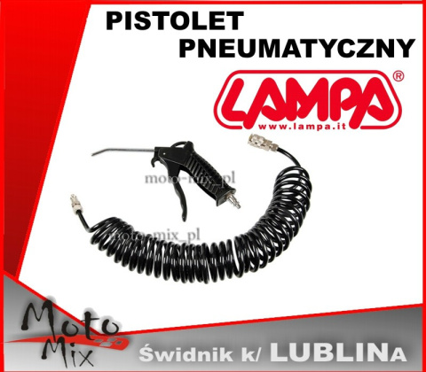 Pistolet do pneumatycznego przedmuchiwania z zestawem Pistolet do pneumatycznego przedmuchiwania z zestawem