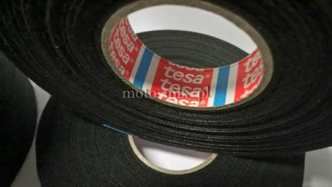 Taśma izolacyjna Czarna parciana TESA 19mm 15m Taśma izolacyjna Czarna parciana TESA 19mm 15m