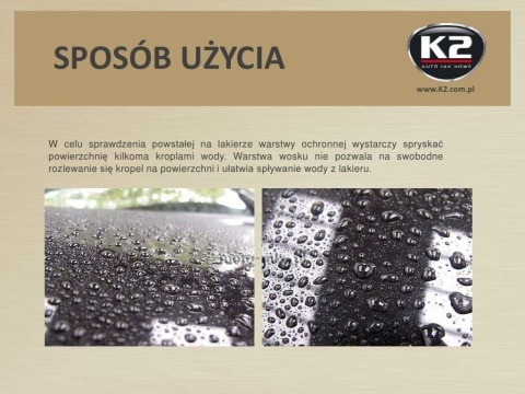 Wosk Syntetyczny + MIKROFIBRA wosk w płynie K2 SPECTRUM Wosk Syntetyczny + MIKROFIBRA wosk w płynie K2 SPECTRUM
