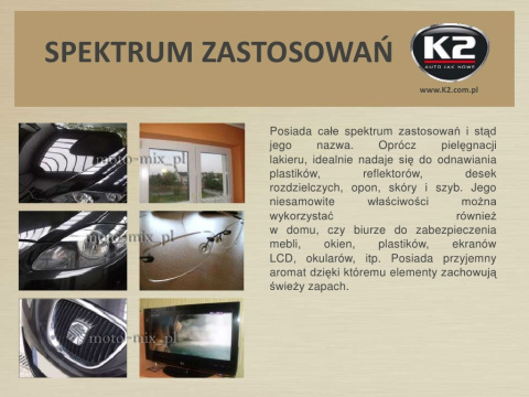 Wosk Syntetyczny wosk w płynie K2 SPECTRUM Wosk Syntetyczny wosk w płynie K2 SPECTRUM