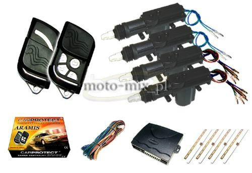 Zamek centralny CarProtect ARAMIS pilot metalowy