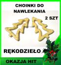 Choinki do nawlekania śWIĘTA Ckoinka stroik wyprzedaż