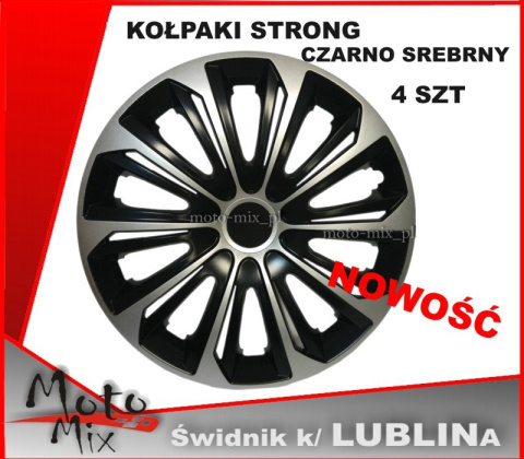 Kołpaki STRONG CZAR-SREB 16 cali - komplet 4 szt. Kołpaki STRONG CZAR-SREB 16 cali - komplet 4 szt.