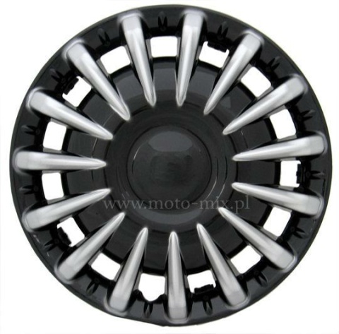 Kołpaki Spider czarno-srebrny 13 cali 1 SZT Kołpaki Spider czarno-srebrny 13 cali 1 SZT