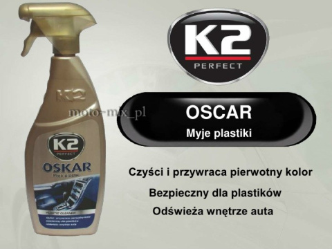 Płyn do czyszczenia plastików K2 OSKAR 770 ML Płyn do czyszczenia plastików K2 OSKAR 770 ML