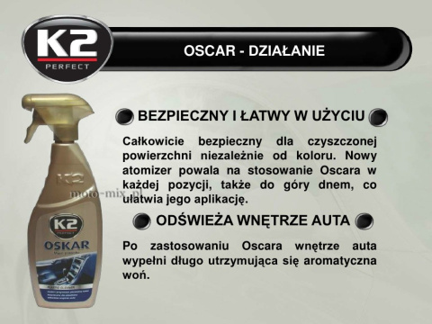 Płyn do czyszczenia plastików K2 OSKAR 770 ML Płyn do czyszczenia plastików K2 OSKAR 770 ML