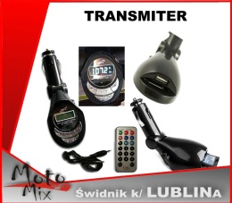 Transmiter FM MP 3 z USB i czytnikiem kart SD/MMC 4in1