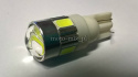 Diody do postojówek w5w BIAŁE 6 led SOCZEWKA SMD w5w