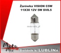Żarówka VISION C5W 11X30 12V 5W SV8.5