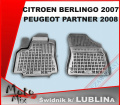 Dywaniki Citroen Berlingo 07 Peugeot Partner 08 przody