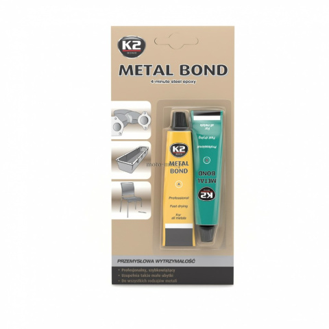 Klej do METALU Dwuskładnikowy K2 METAL BOND Klej do METALU Dwuskładnikowy K2 METAL BOND