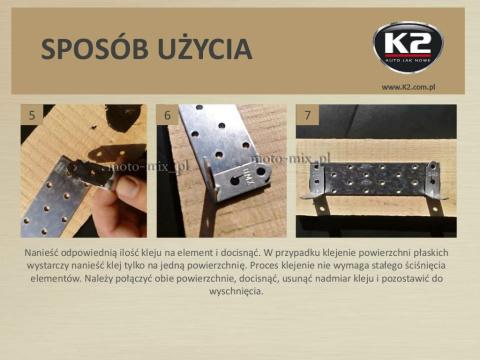 Klej do METALU Dwuskładnikowy K2 METAL BOND Klej do METALU Dwuskładnikowy K2 METAL BOND