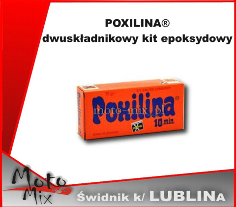 Klej Poxilina dwuskładnikowy kit epoksydowy - klej 70g Klej Poxilina dwuskładnikowy kit epoksydowy - klej 70g