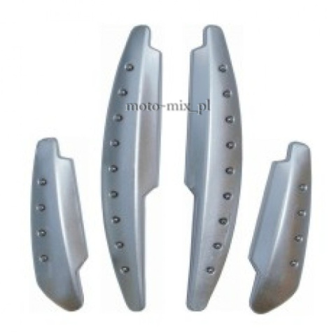 Odbojniki na drzwi SREBRNE 2x130+80 MM Odbojniki na drzwi SREBRNE 2x130+80 MM