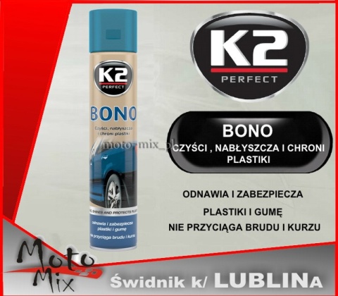 Preparat CZERNIDŁO GUMY I PLASTIKU Bono spray Preparat CZERNIDŁO GUMY I PLASTIKU Bono spray