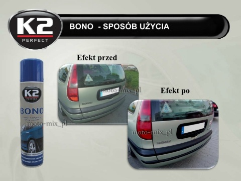 Preparat CZERNIDŁO GUMY I PLASTIKU Bono spray Preparat CZERNIDŁO GUMY I PLASTIKU Bono spray