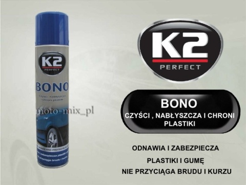 Preparat CZERNIDŁO GUMY I PLASTIKU Bono spray Preparat CZERNIDŁO GUMY I PLASTIKU Bono spray
